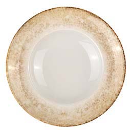27 cm Ø Assiette creuse Rust Brown