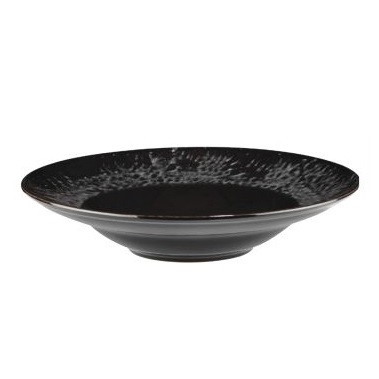 27 cm Ø Assiette creuse Magnetite
