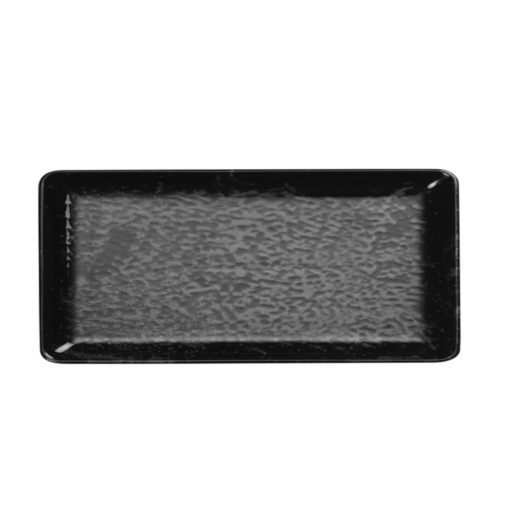 35x15 cm Assiette rectangulaire Magnetite