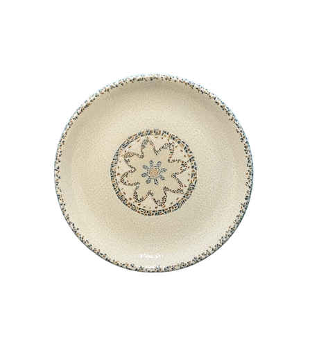 [BAO0005] 21 cm (Ø) Assiette à dessert Mozaïque